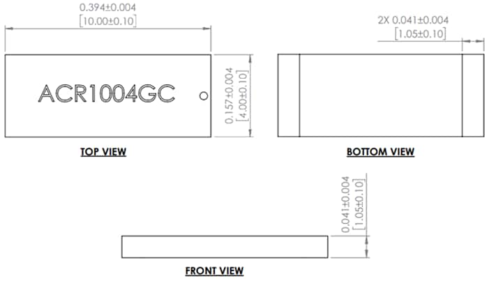 Abracon ACR1004GC GNSS + GPS L5 Chip Antenna
